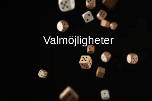 Massvis med valmojligheter